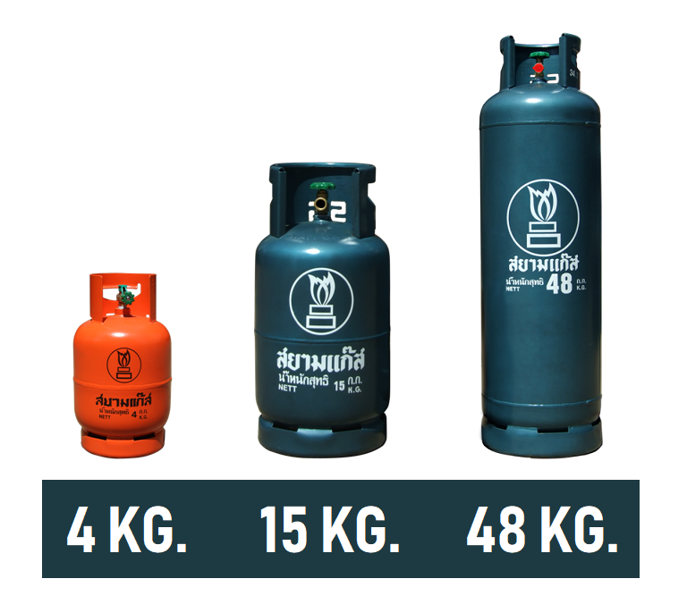 Siam Gas Cylinder Size